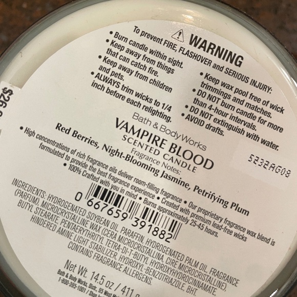 Bath & Body Works Set of 2 Halloween 3-Wick Candles-NEW—Decorative Lids - Picture 5 of 5